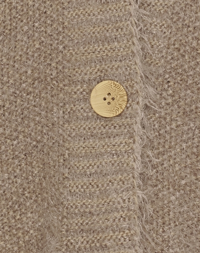 Marta du Chateau - MDCDakota Strikcardigan - Dark Fango